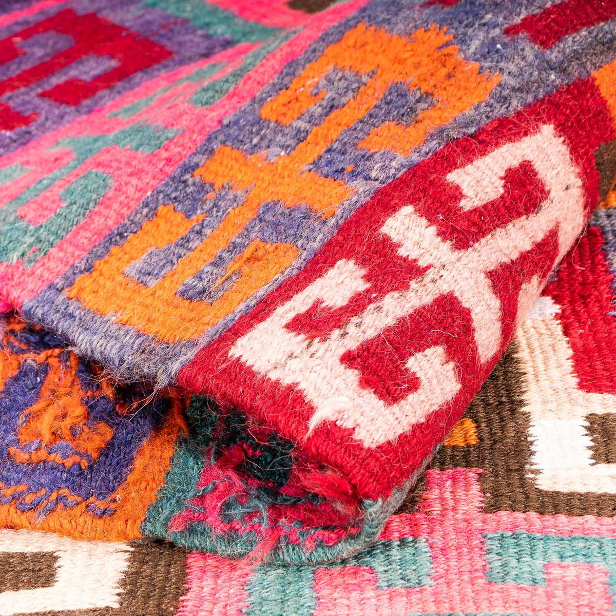 Kelim Teppich - Old 320 x 135 cm - mehrfarbig