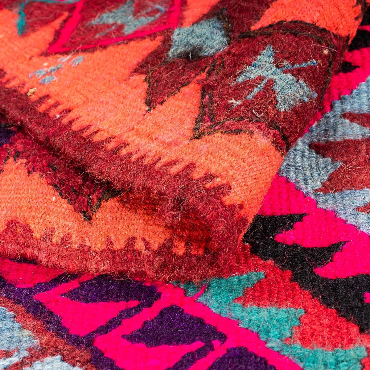 Kelim Teppich - Old 380 x 120 cm - mehrfarbig