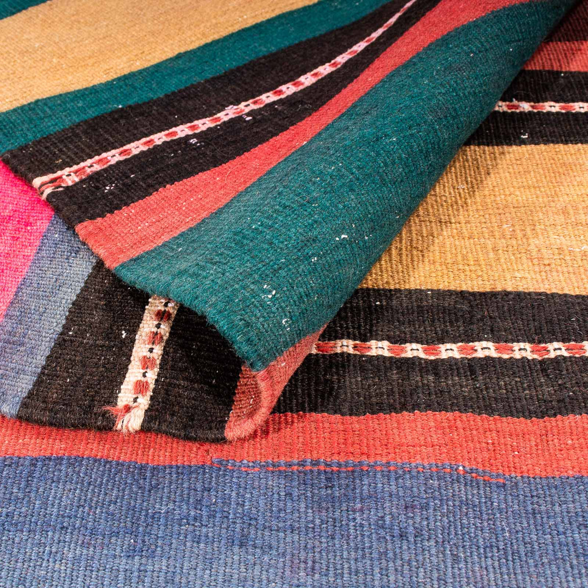 Kelim Teppich - Old 175 x 190 cm - mehrfarbig