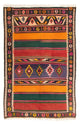 Kelim Teppich - Old 190 x 130 cm - mehrfarbig