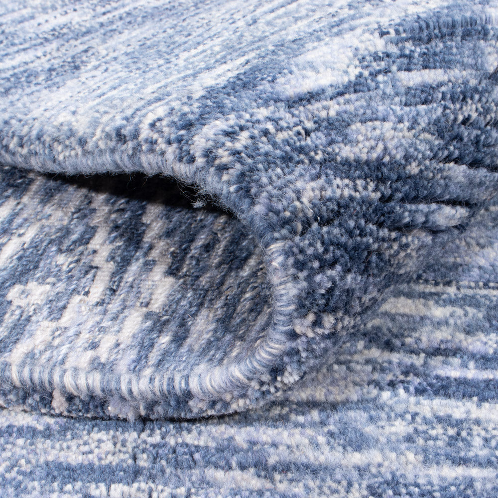 Nepal Teppich - 239 x 170 cm - blau