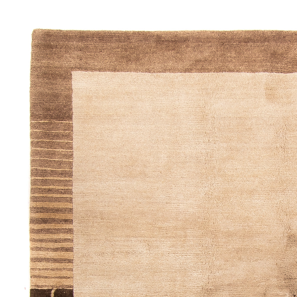 Nepal Teppich - Royal quadratisch  - 204 x 198 cm - beige