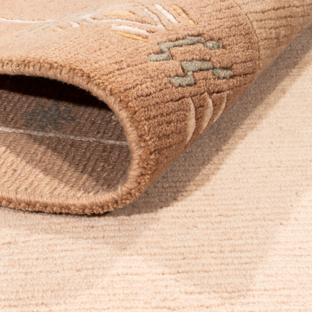 Nepal Teppich - Royal - 184 x 124 cm - braun