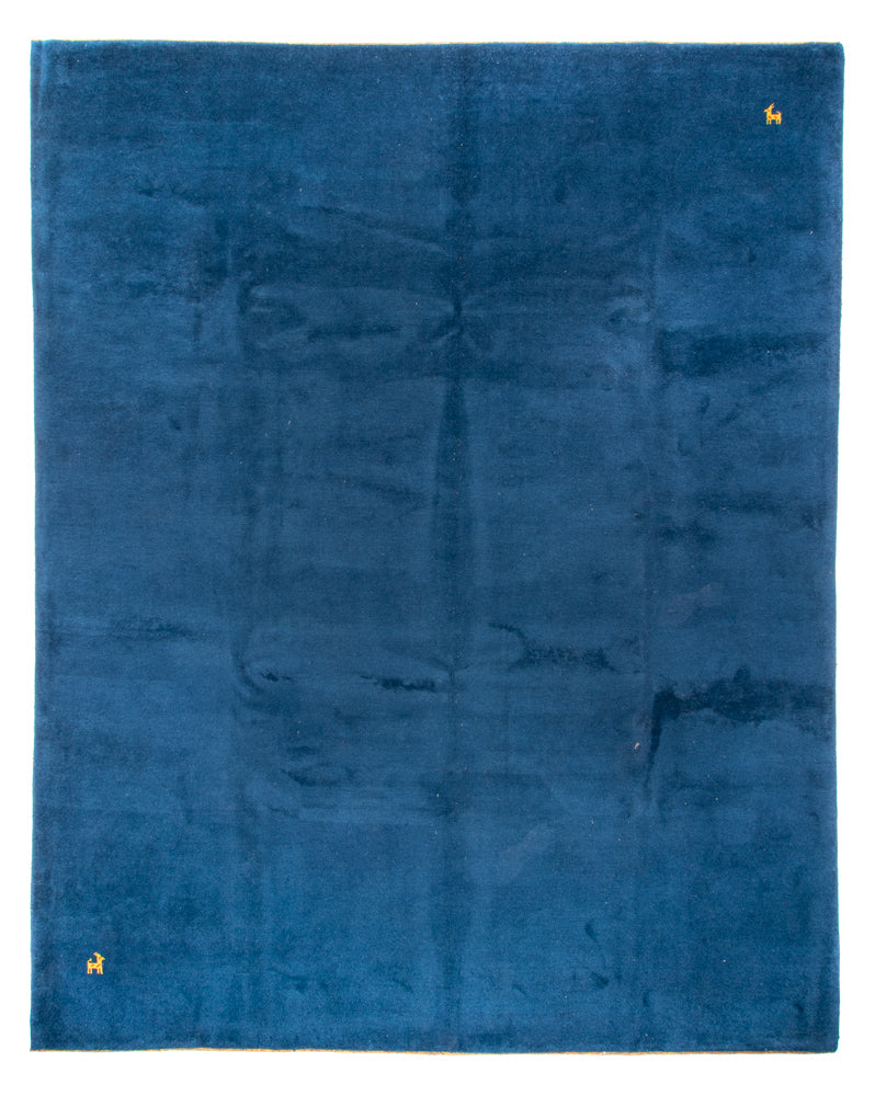 Gabbeh Teppich - Indus - 396 x 280 cm - blau