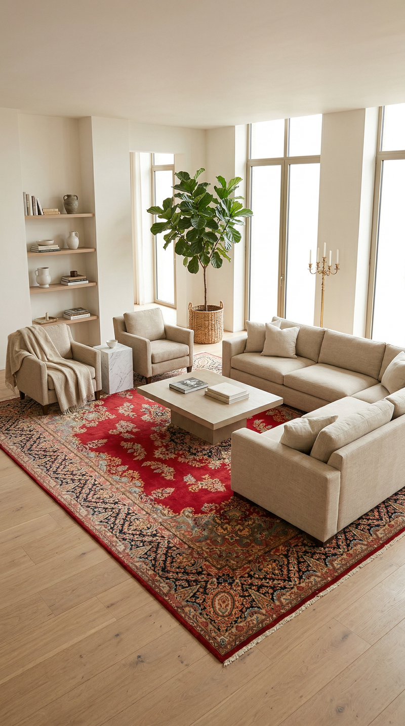 Kerman Teppich 415x305cm - Perserteppich