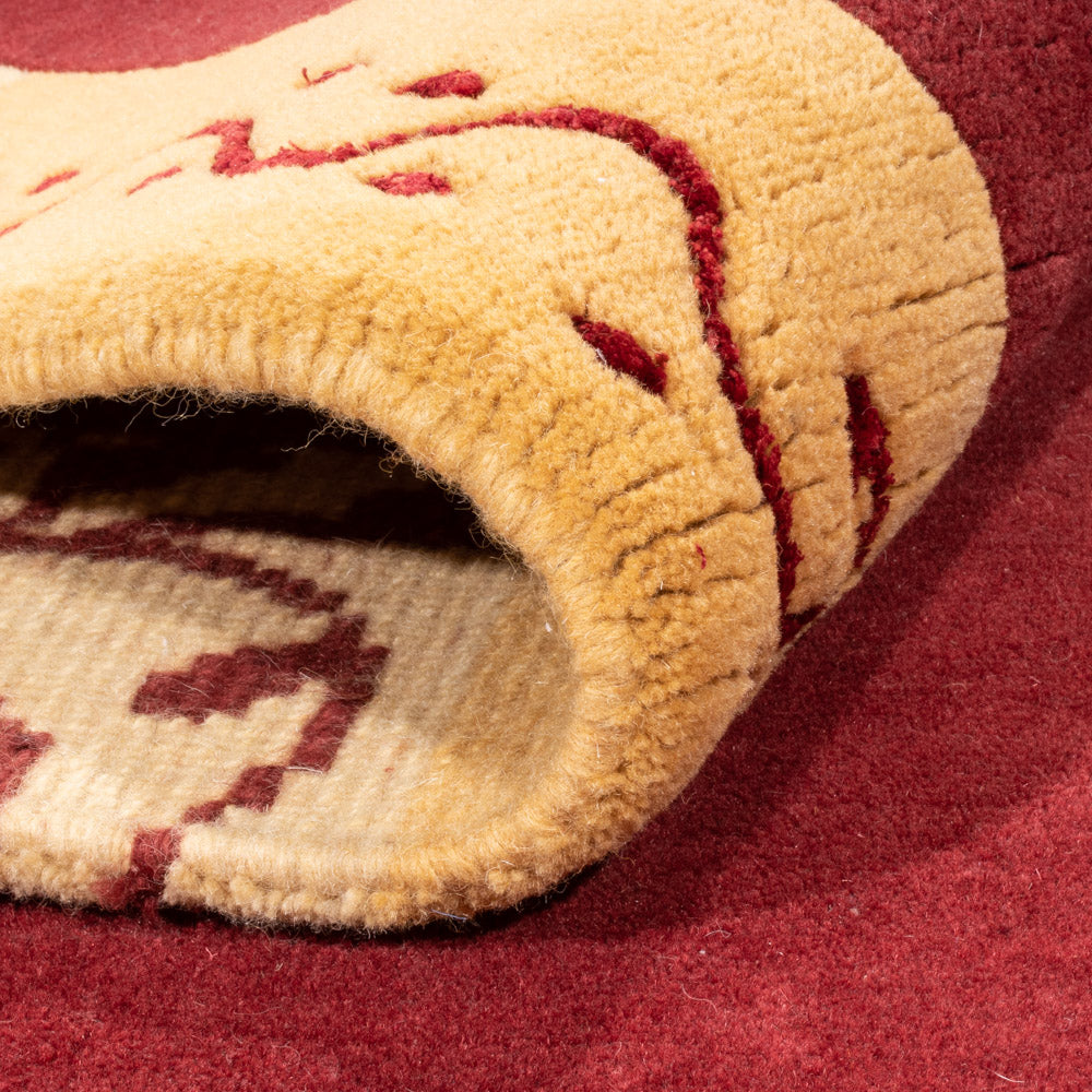 Nepal Teppich - 244 x 173 cm - rot