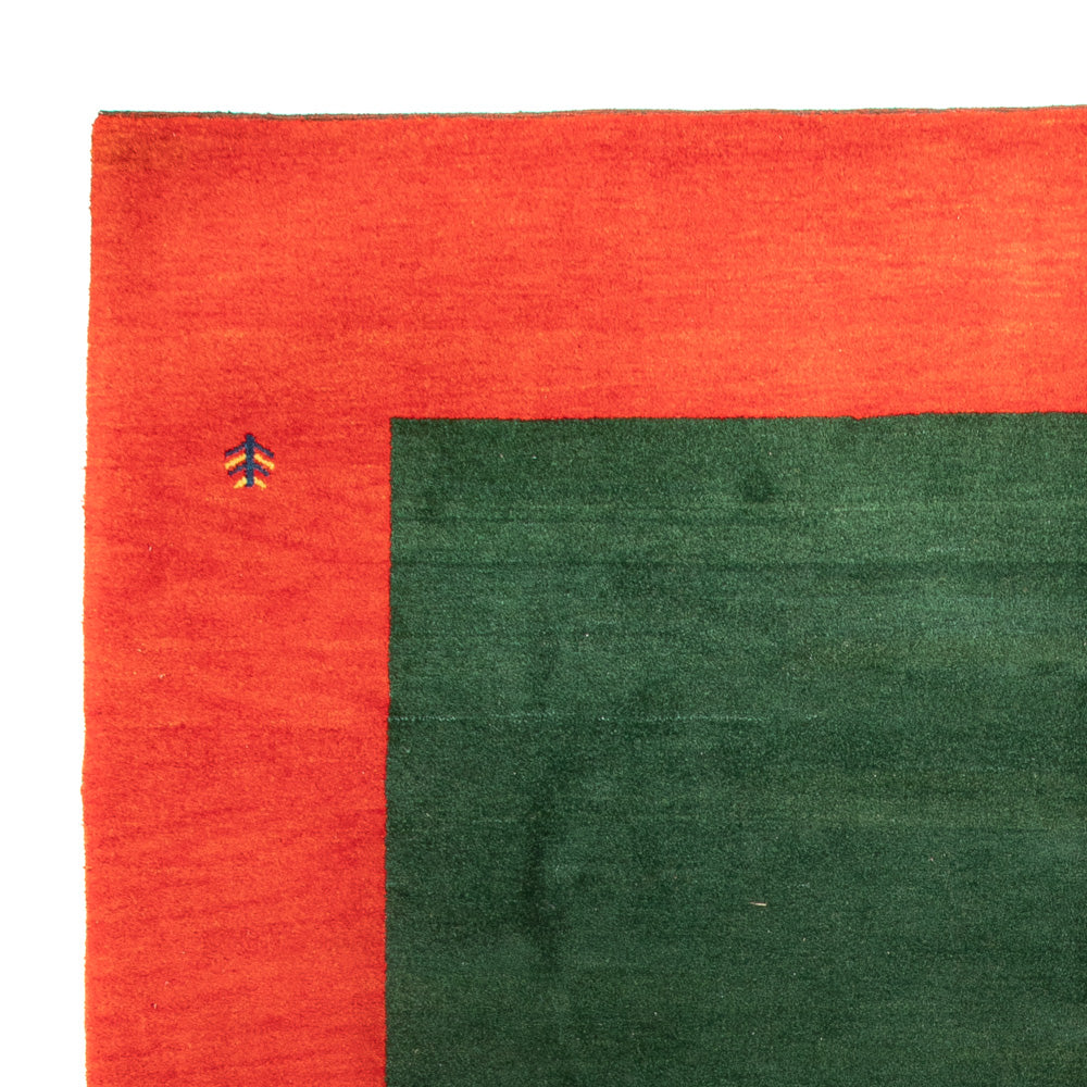 Gabbeh Teppich - Indus - 395 x 310 cm - grün