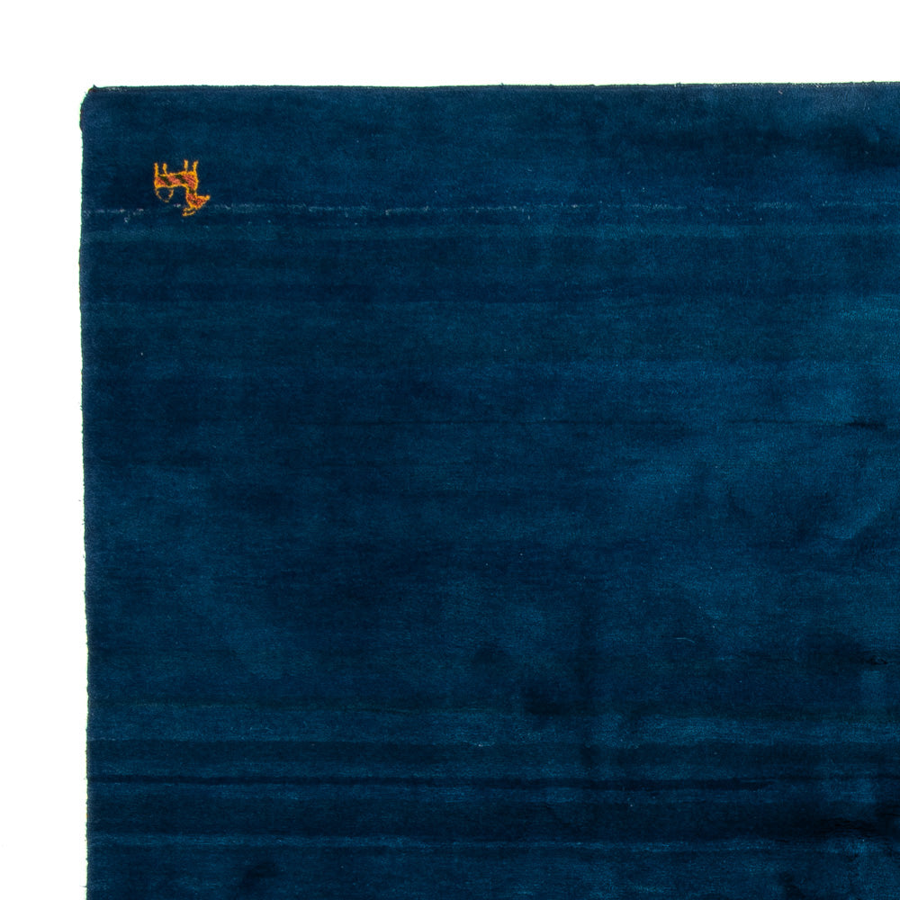 Gabbeh Teppich - Indus quadratisch  - 261 x 246 cm - dunkelblau