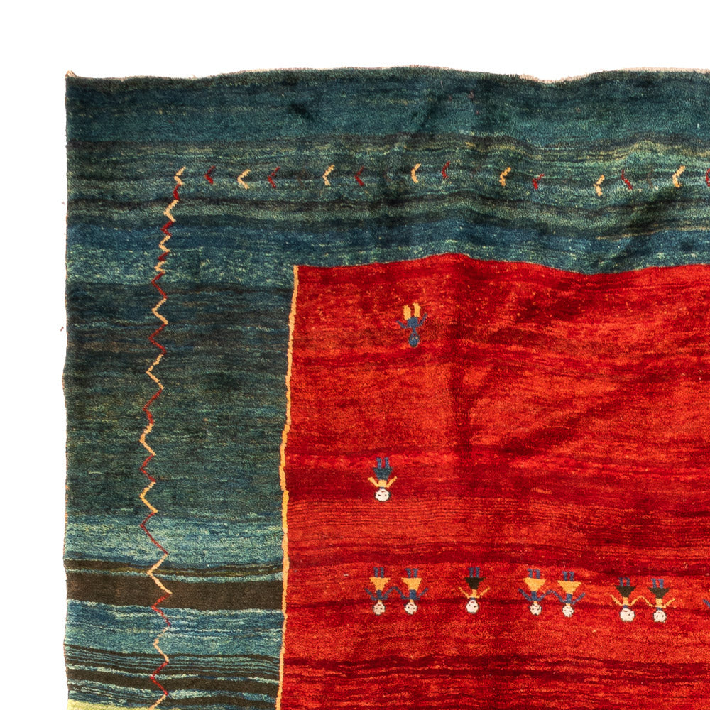 Gabbeh Persisch Teppich 405x508cm - Perserteppich Wollteppich