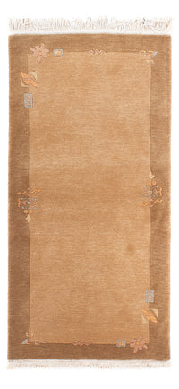 Nepal Teppich - Royal - 138 x 73 cm - hellbraun