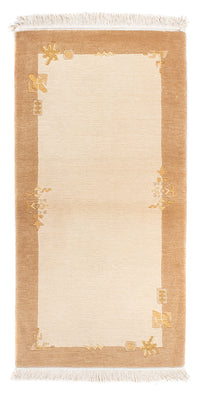Nepal Teppich - Royal - 141 x 72 cm - beige