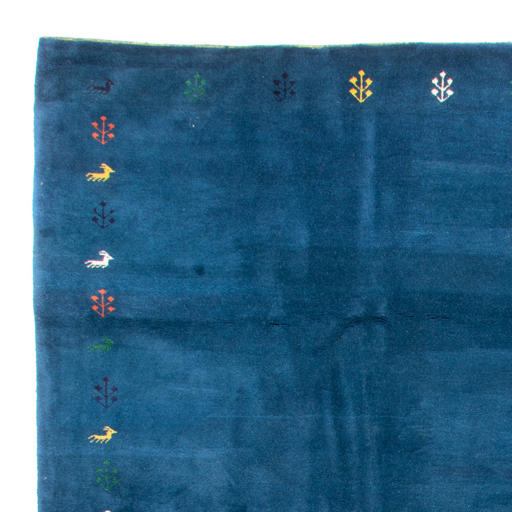 Gabbeh Teppich Indus 395x313cm - Wollteppich