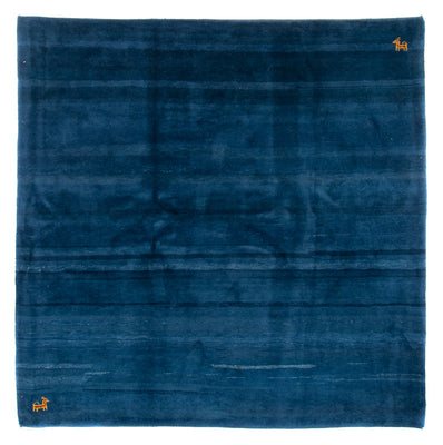 Gabbeh Teppich - Indus quadratisch  - 255 x 250 cm - blau
