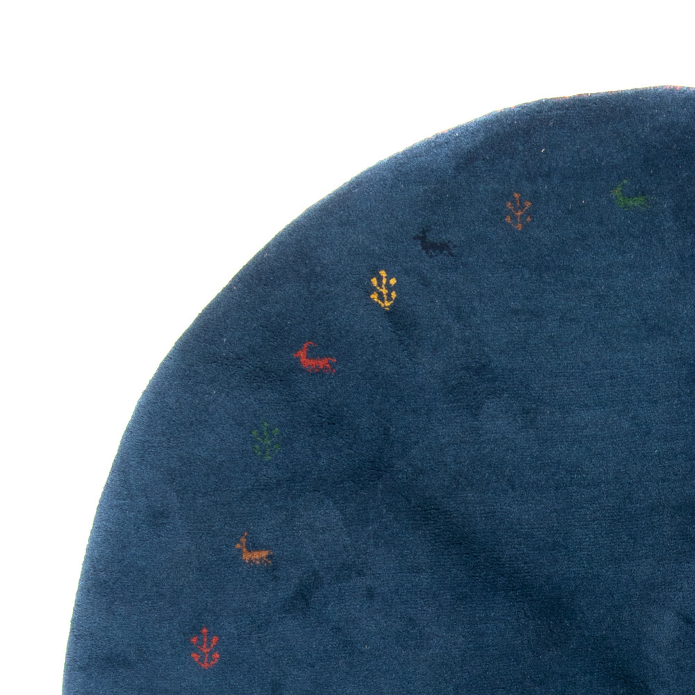 Gabbeh Teppich Indus 194x194cm - Wollteppich