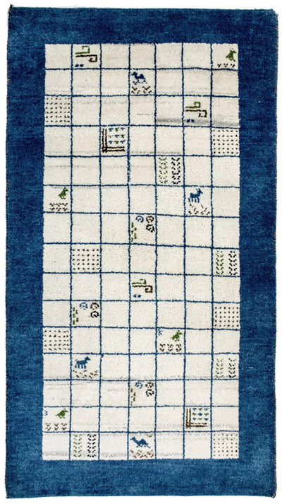 Gabbeh Teppich Indus 92x162cm - Wollteppich