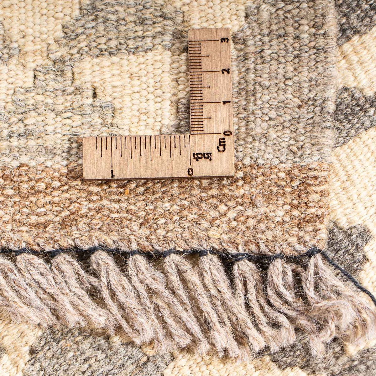 Kelim Teppich - Splash 174 x 127 cm - hellbraun