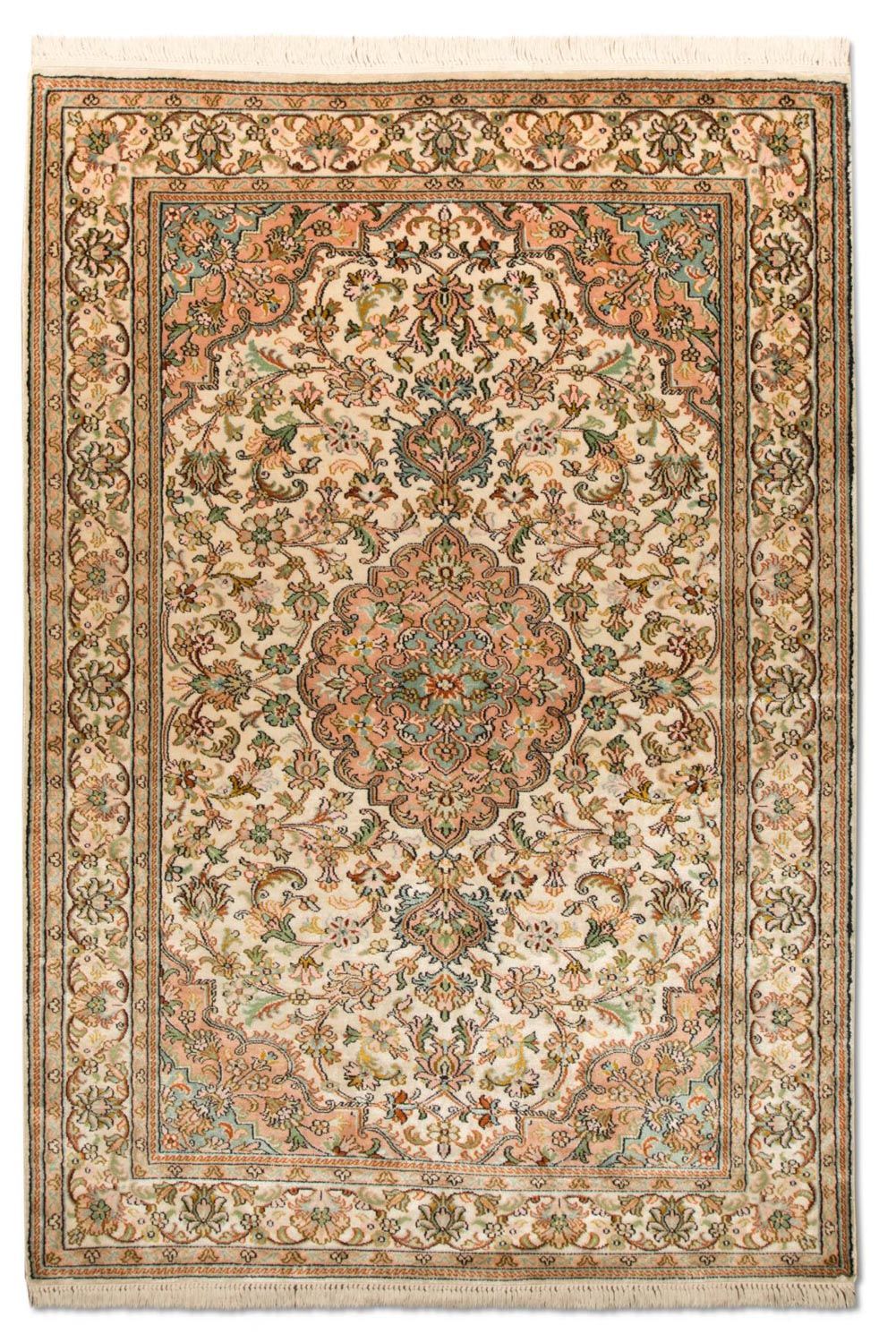 Seidenteppich - Kaschmir Seide 148 x 93 cm Teppichbrücke