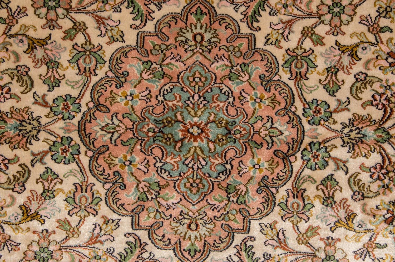 Seidenteppich - Kaschmir Seide 148 x 93 cm Teppichbrücke