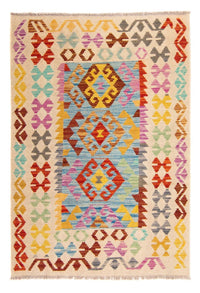 Kelim Teppich - Splash 146 x 100 cm - mehrfarbig