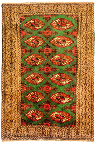 Turkaman Teppich 102x143cm - Orientteppich