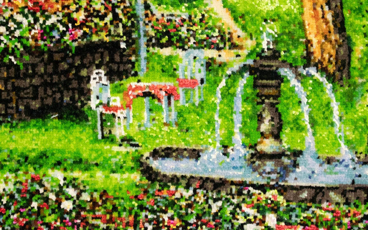 Bild-Teppich 91x72cm - Orientteppich