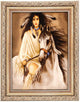 Bild-Teppich 102x81cm - Orientteppich