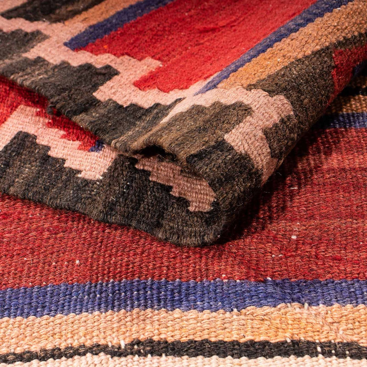 Kelim Teppich - Old 265 x 141 cm - mehrfarbig