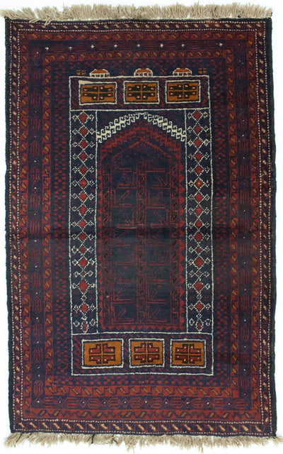 Belutsch Teppich 84x139cm - Orientteppich