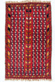 Belutsch Teppich 126x73cm - Orientteppich
