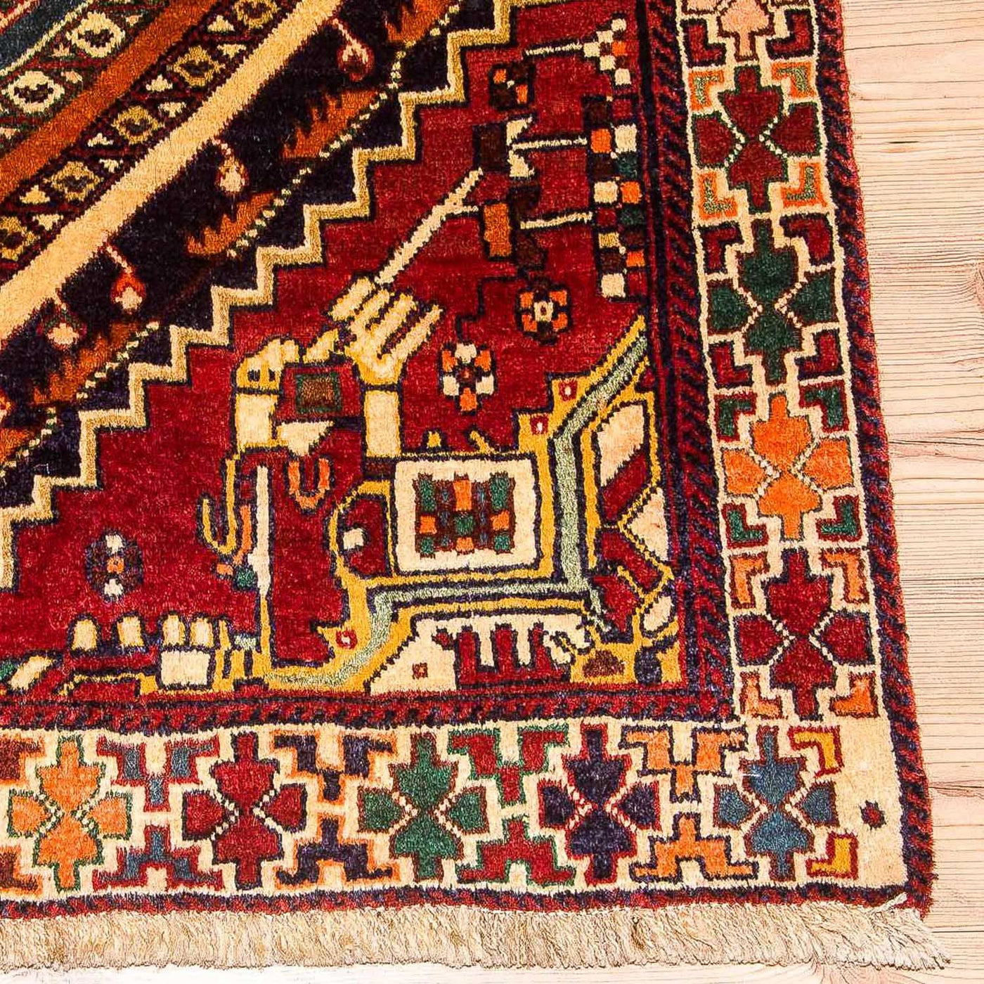 Ghashghai Teppich 212x125cm - Perserteppich