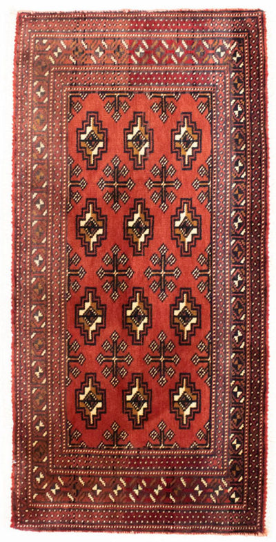 Turkaman Teppich 50x100cm - Orientteppich