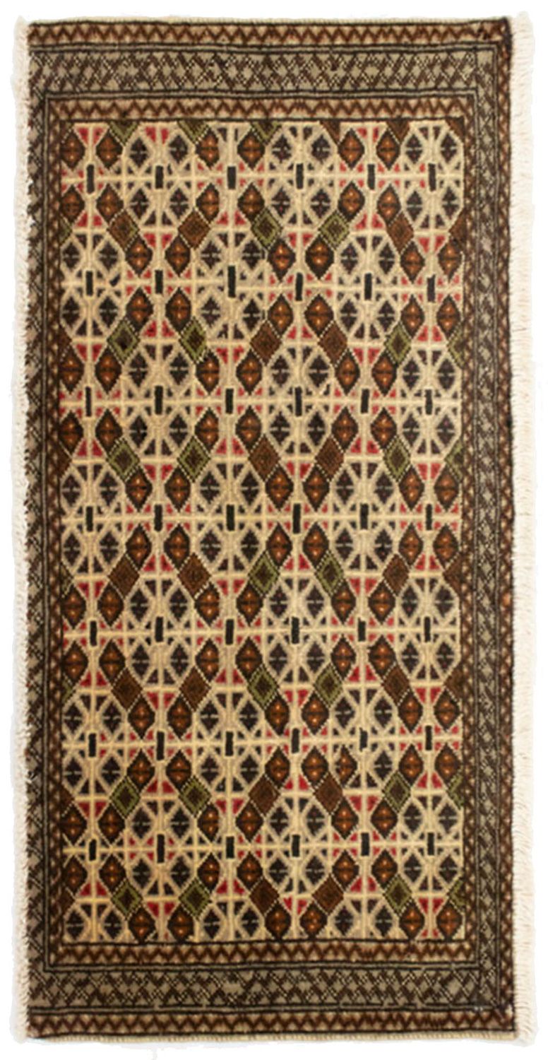 Turkaman Teppich 100 x 50 cm - beige