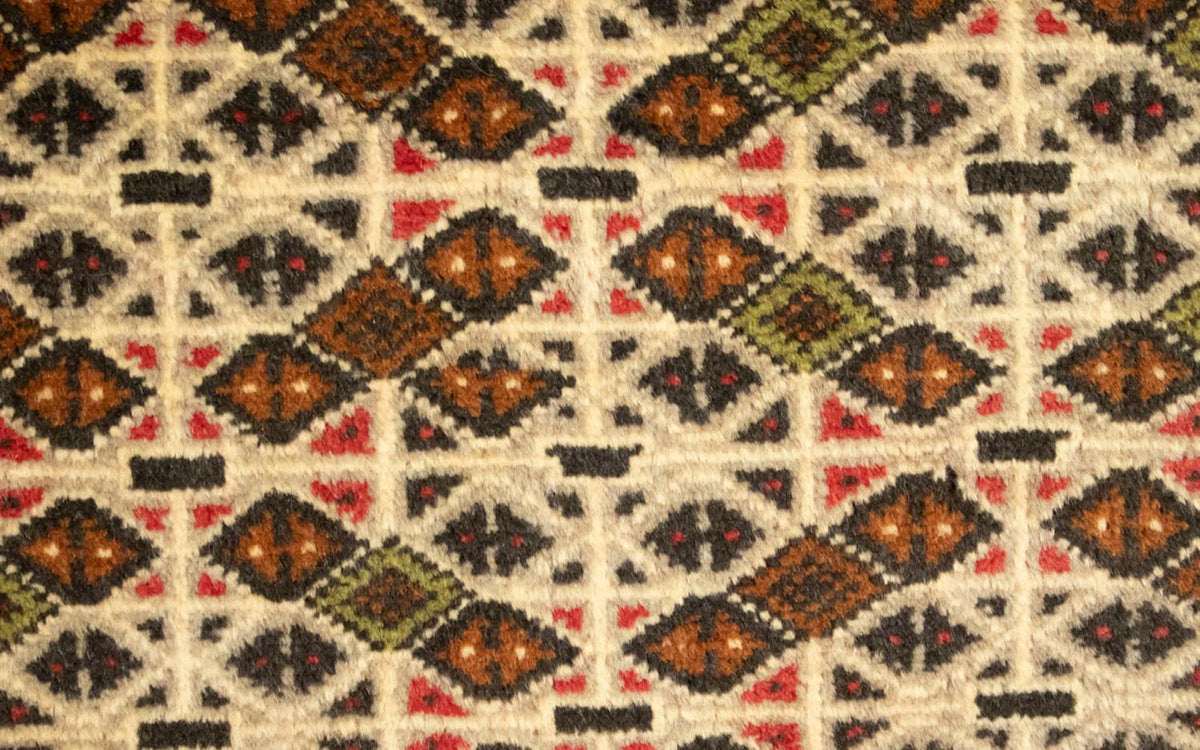 Turkaman Teppich 100 x 50 cm - beige