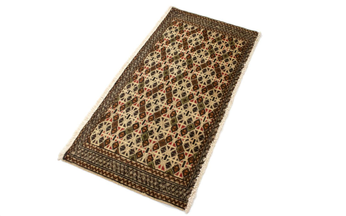 Turkaman Teppich 100 x 50 cm - beige