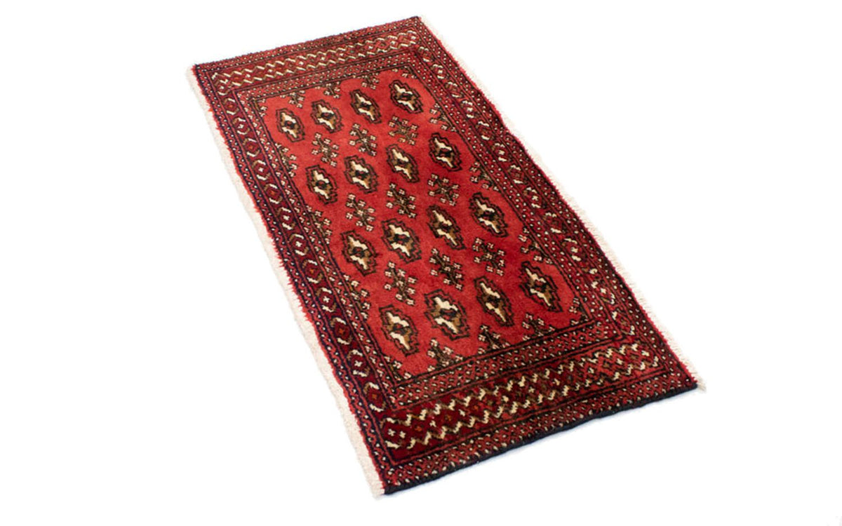 Turkaman Teppich 100 x 50 cm - rot