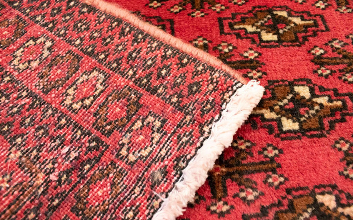 Turkaman Teppich 100 x 50 cm - rot
