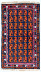 Belutsch Teppich 136x77cm - Orientteppich