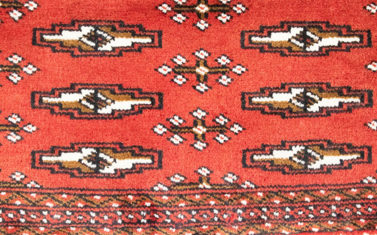 Turkaman Teppich 100 x 50 cm - rot