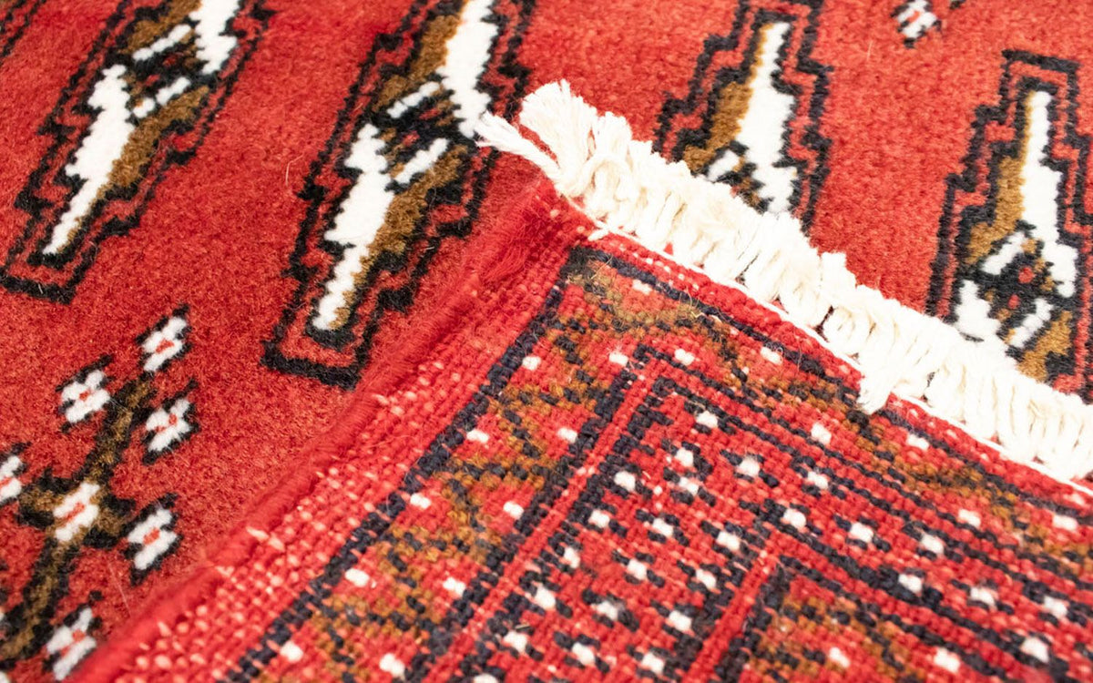 Turkaman Teppich 100 x 50 cm - rot