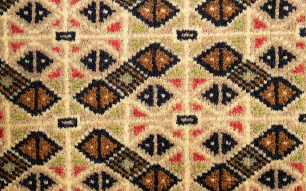 Turkaman Teppich 100 x 50 cm - beige