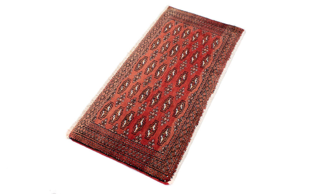 Turkaman Teppich 100 x 50 cm - rot