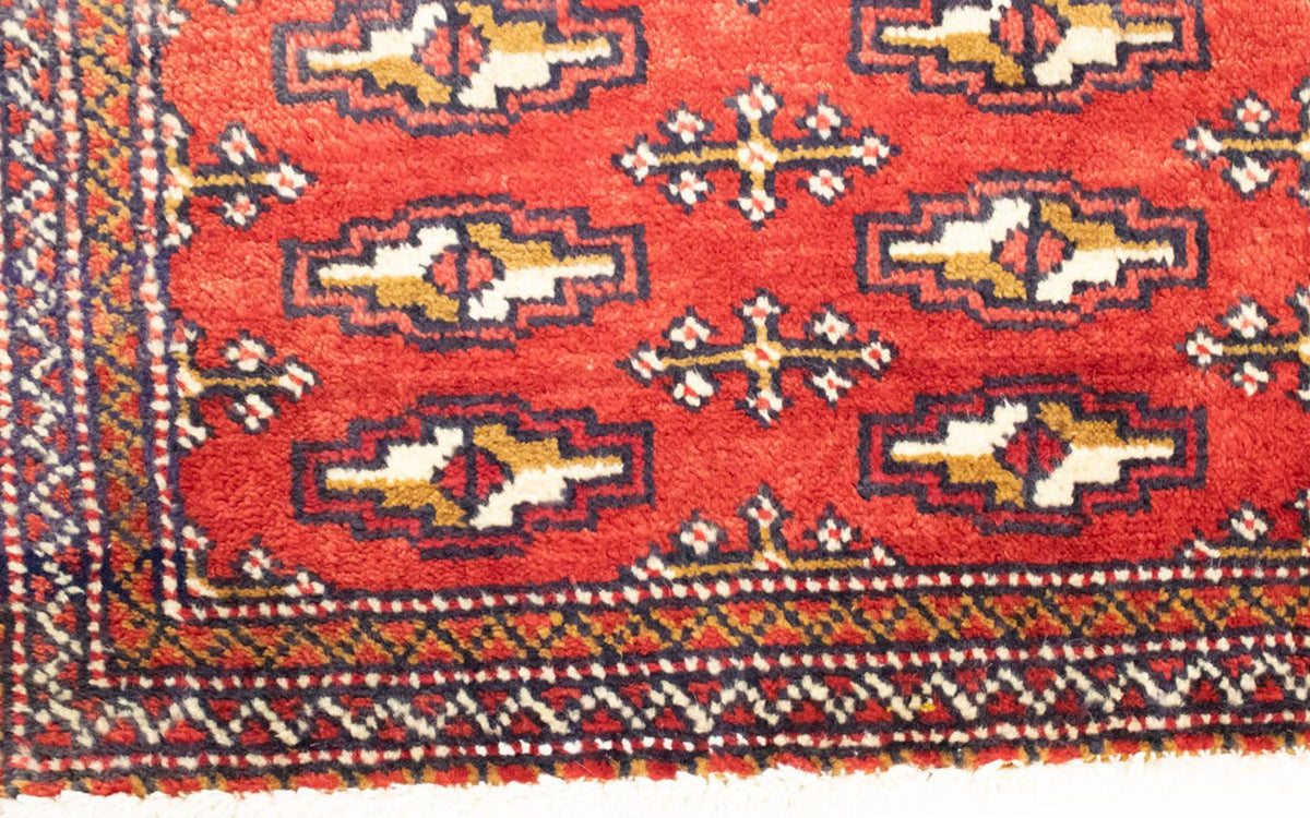 Turkaman Teppich 100 x 50 cm - rot
