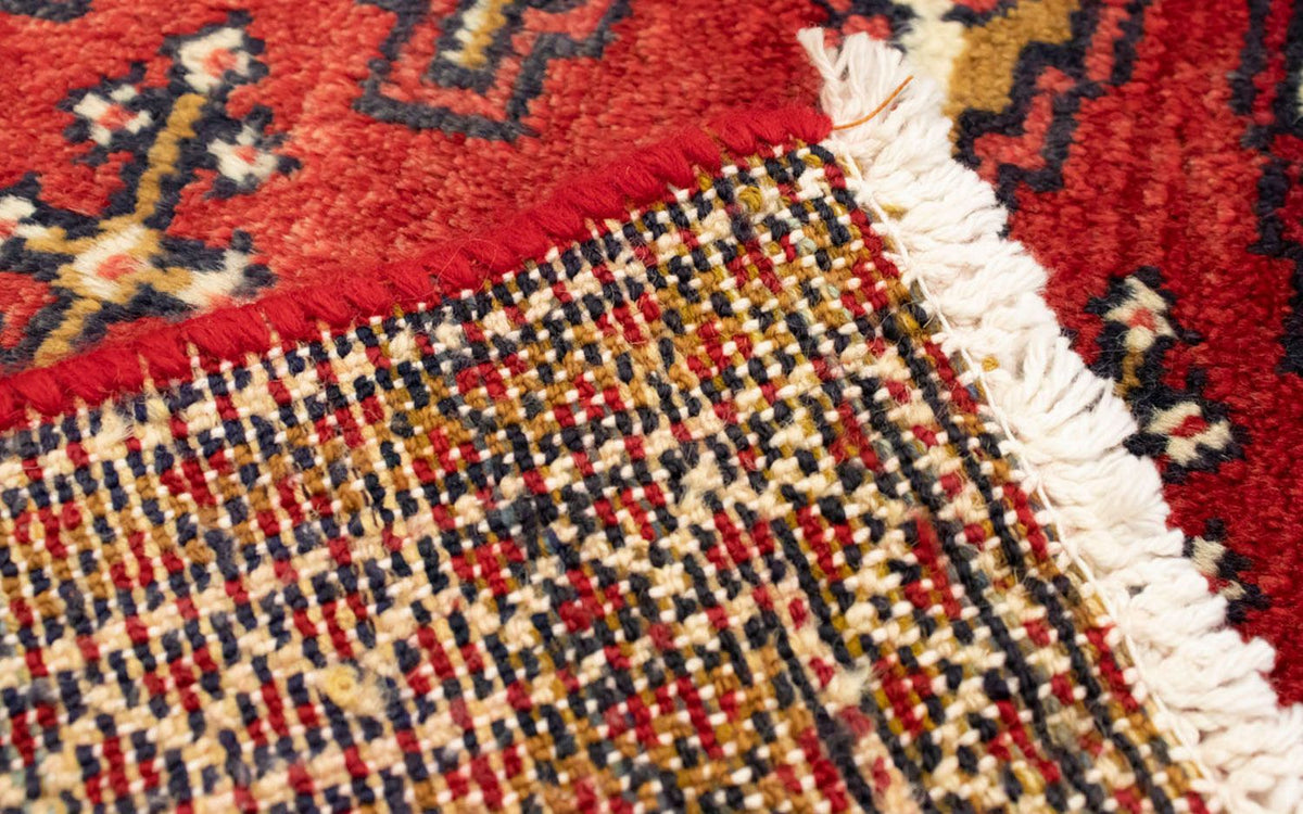 Turkaman Teppich 100 x 50 cm - rot