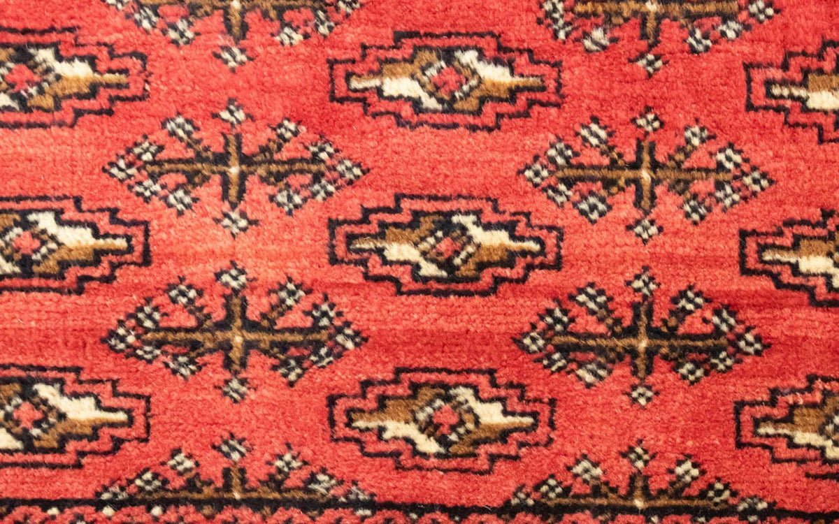 Turkaman Teppich 100 x 50 cm - rot