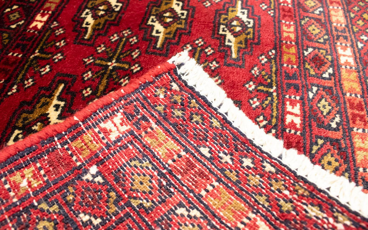 Turkaman Teppich 100 x 50 cm - rot