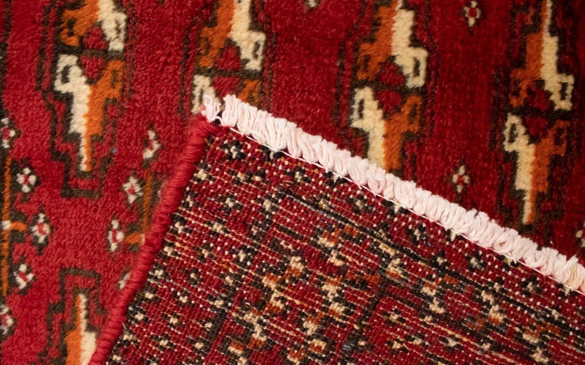 Turkaman Teppich 130 x 60 cm - rot