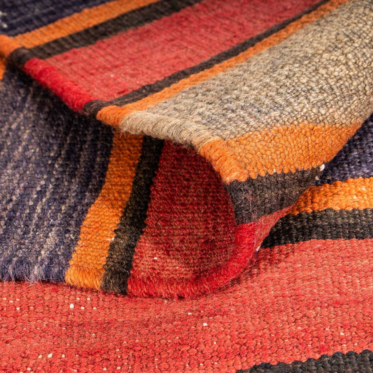 Kelim Teppich - Old 180 x 160 cm - mehrfarbig