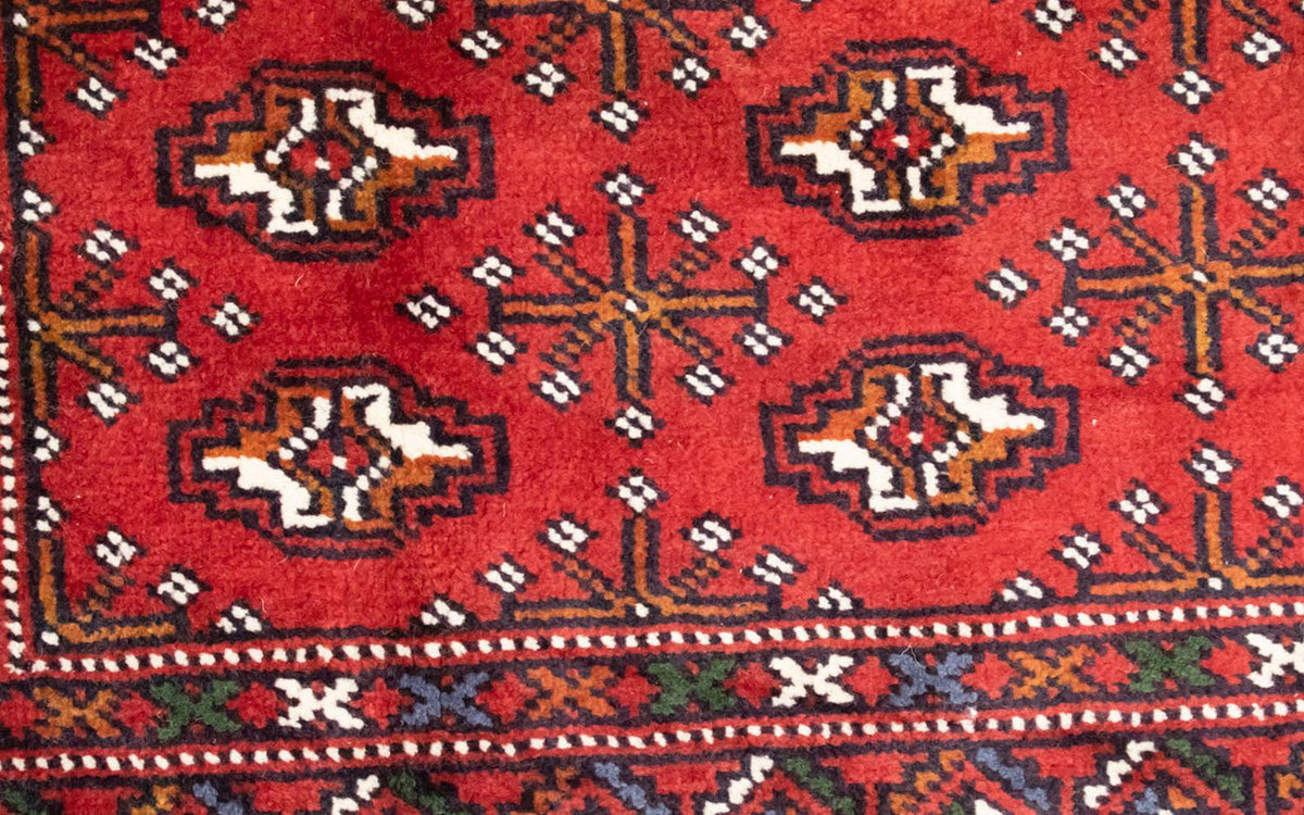 Turkaman Teppich 130 x 60 cm - rot