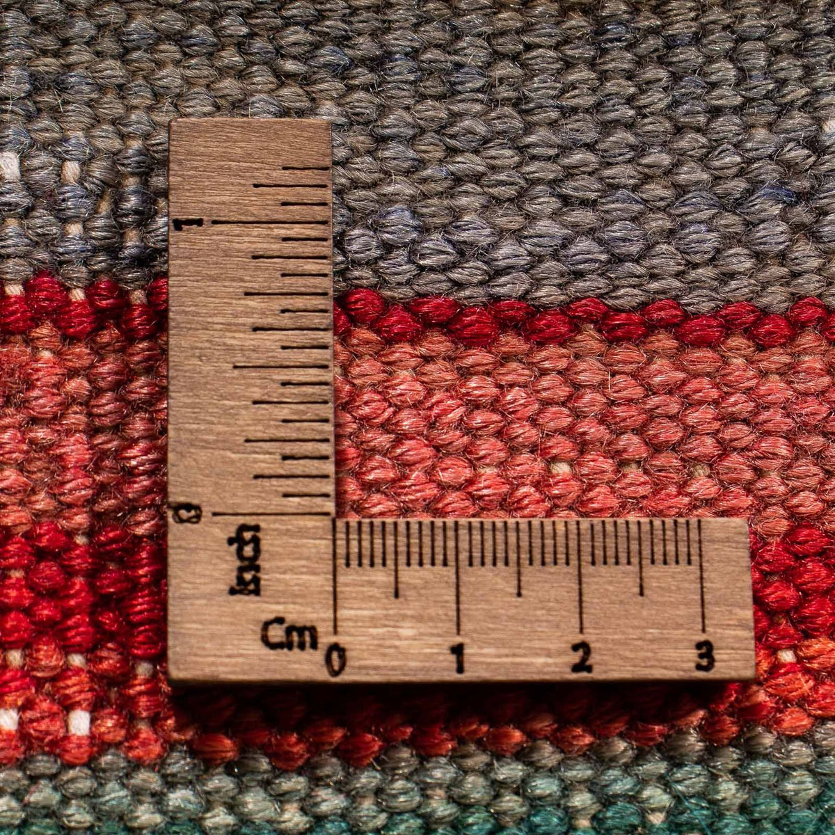 Kelim Teppich - Old 190 x 145 cm - mehrfarbig