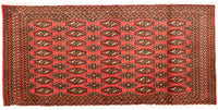 Turkaman Teppich 130 x 60 cm - rot